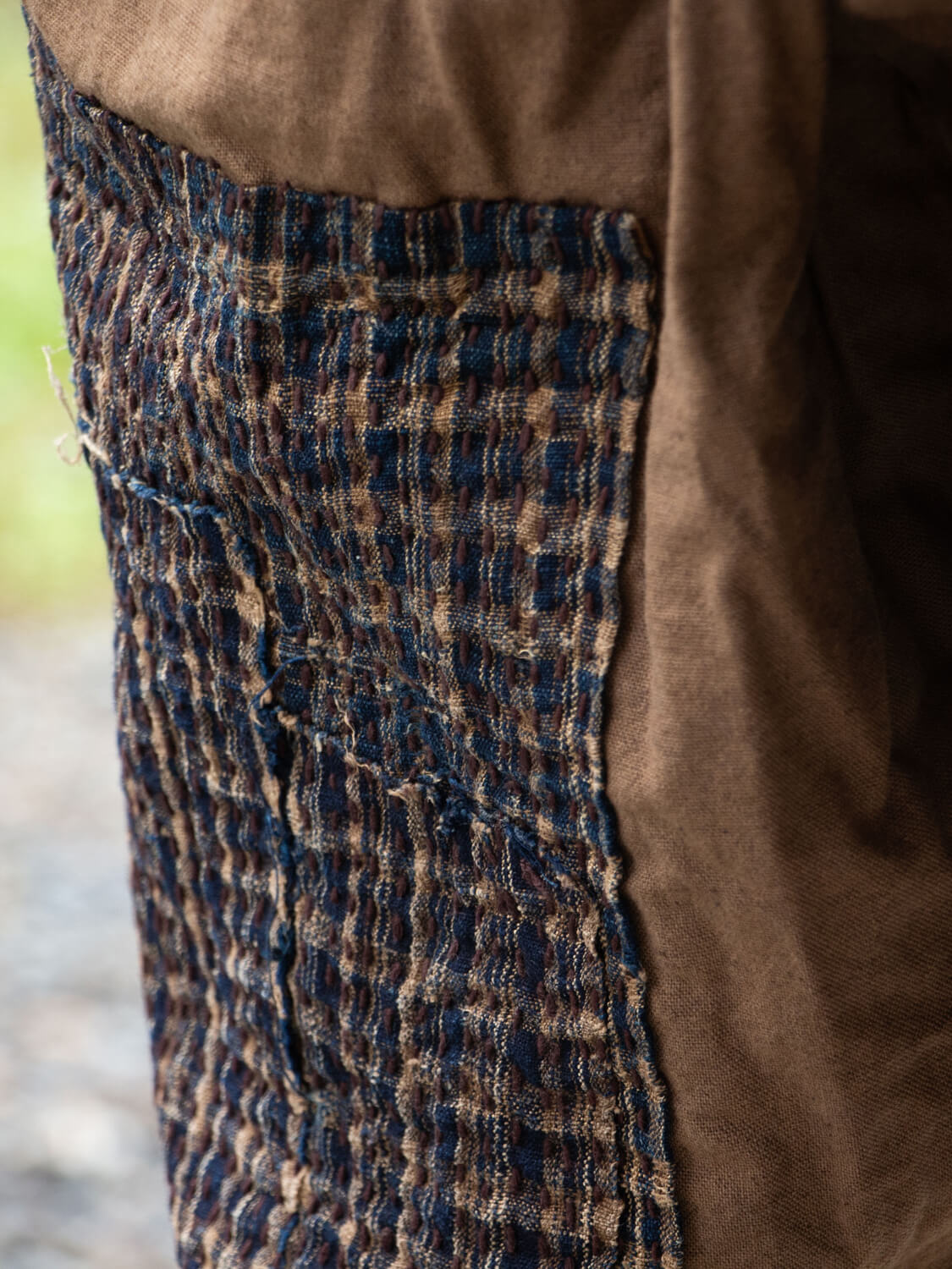 縁日 ボロ 漆染のマタギもんぺ