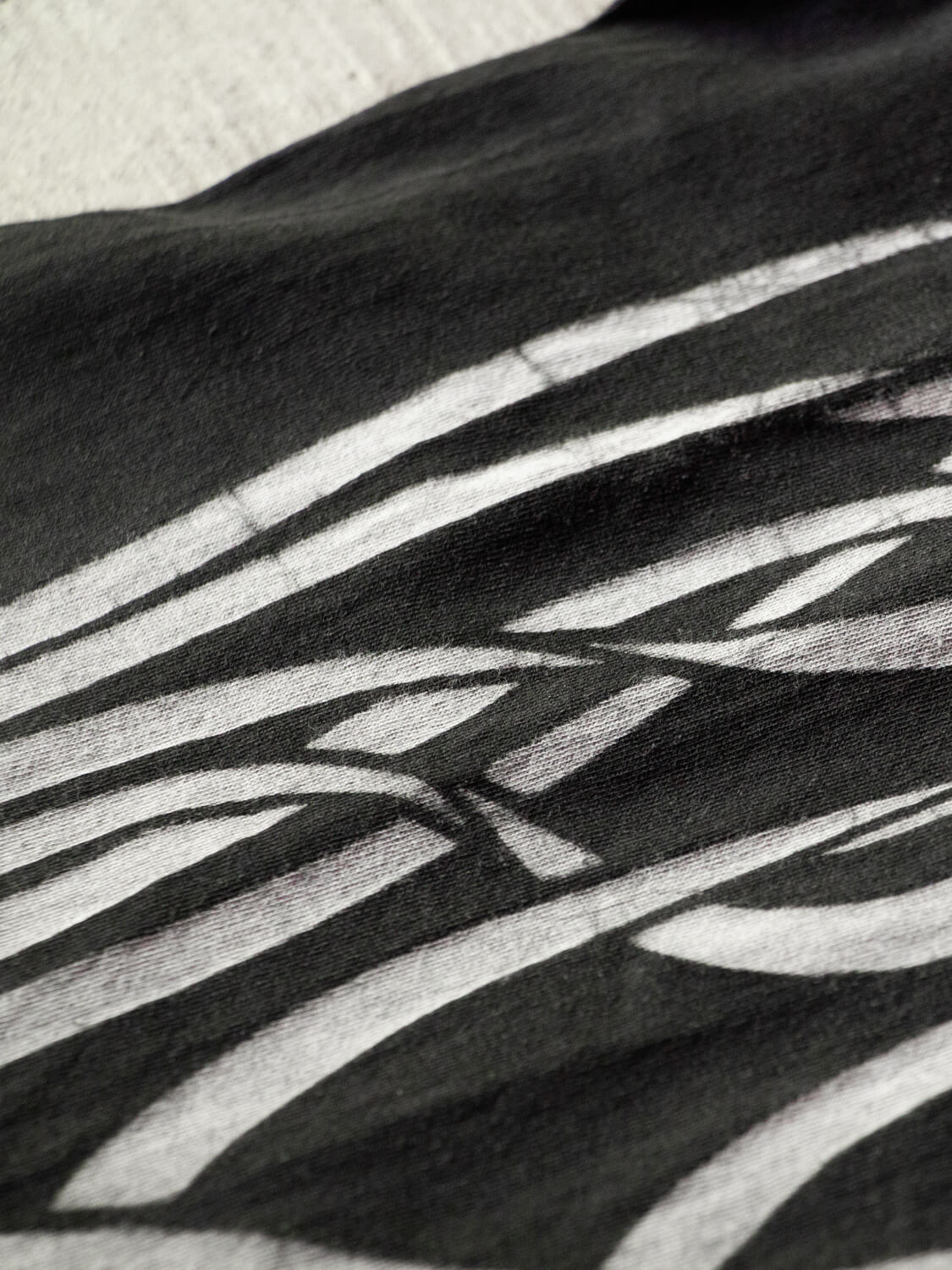 よつめ染布舎 松煙染め 七分袖 カットソー