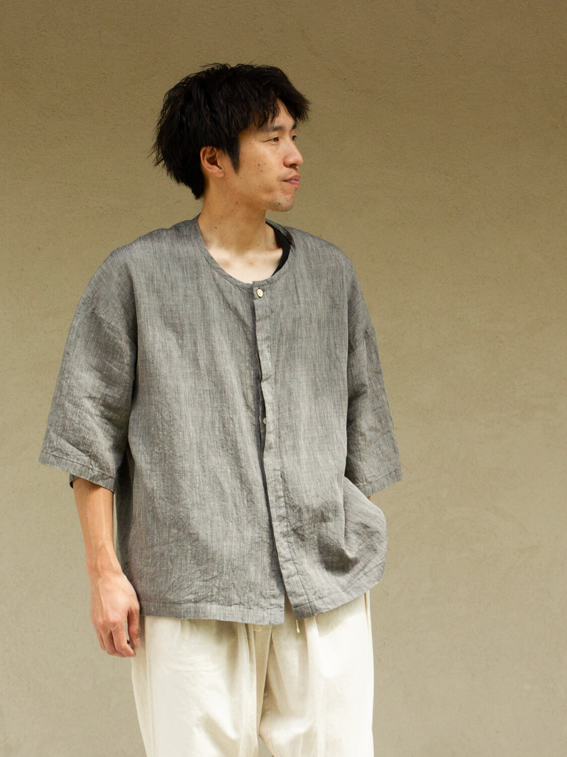 縁日 ダボシャツ DABO SHIRT 麻