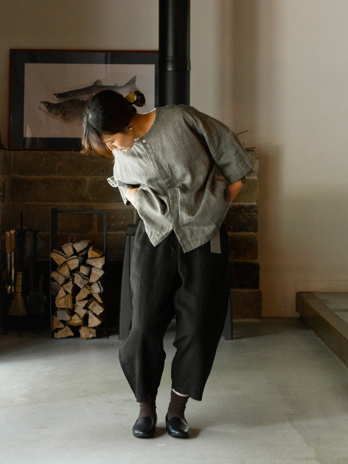 縁日 ダボシャツ DABO SHIRT 麻