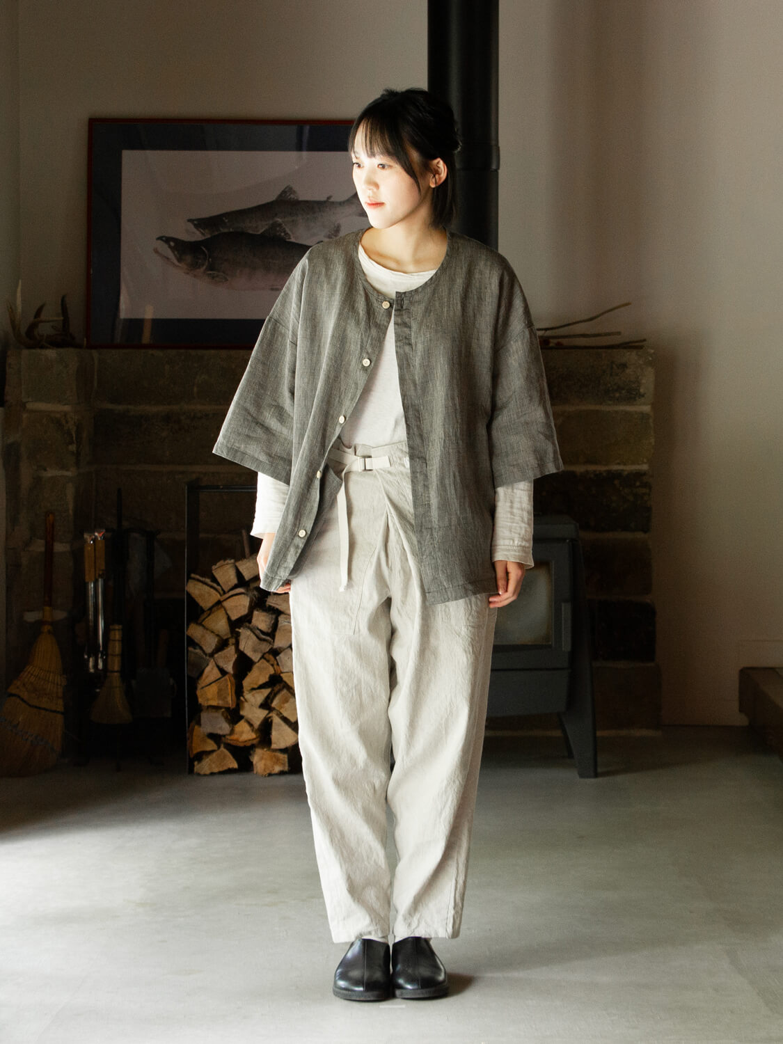 縁日 ダボシャツ DABO SHIRT 麻