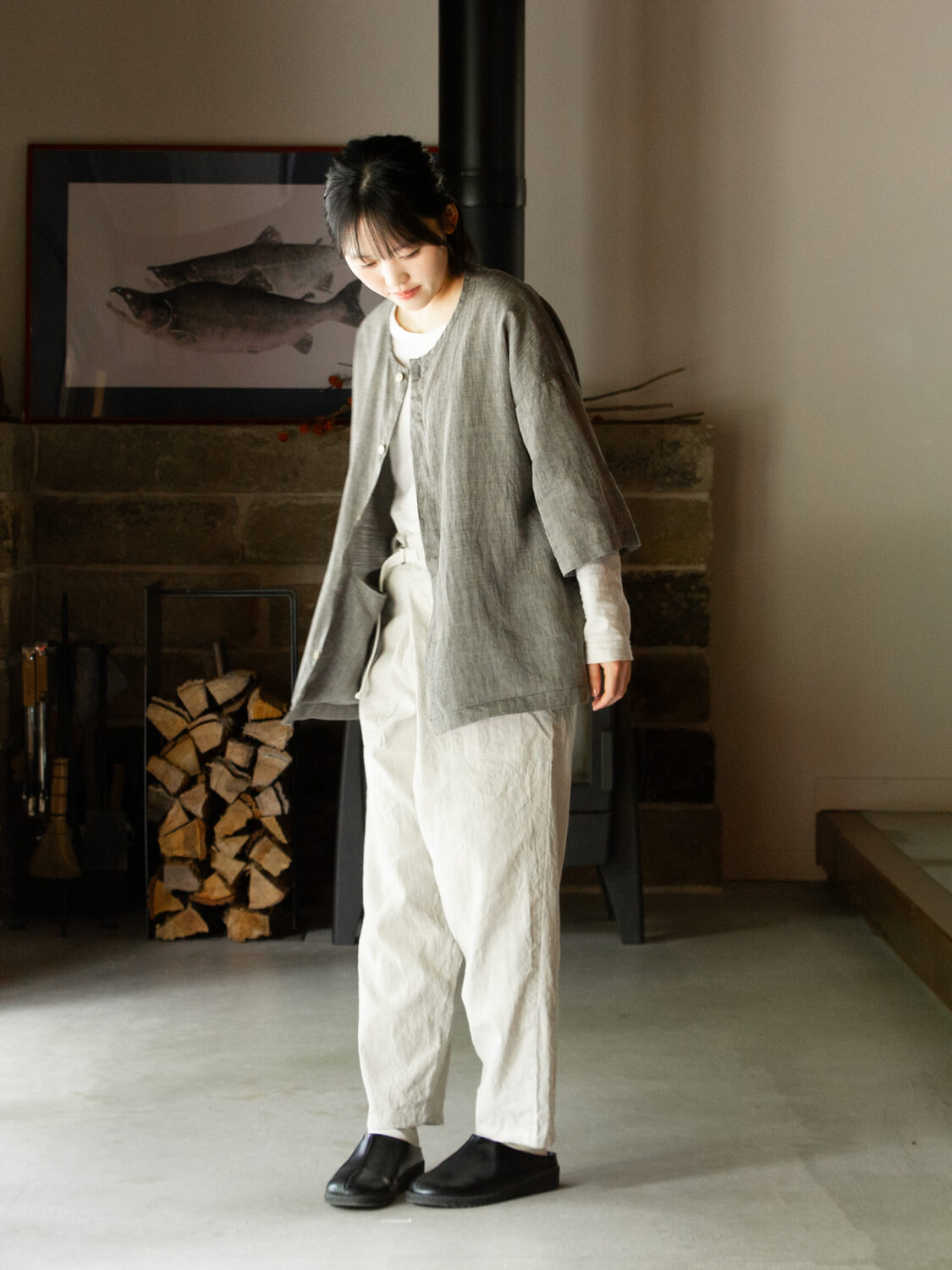 縁日 ダボシャツ DABO SHIRT 麻