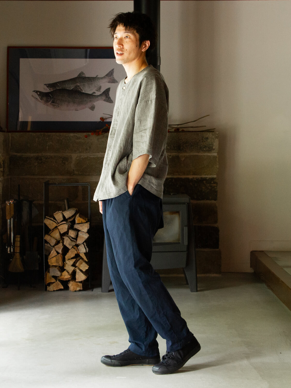 縁日 ダボシャツ DABO SHIRT 麻