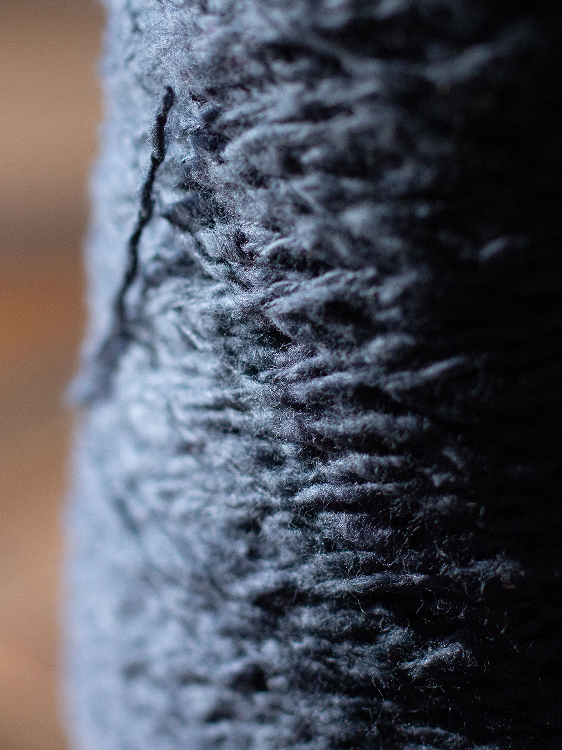 鄙子さんのガラ紡マフラー 坂口鄙子（さかぐちひなこ）