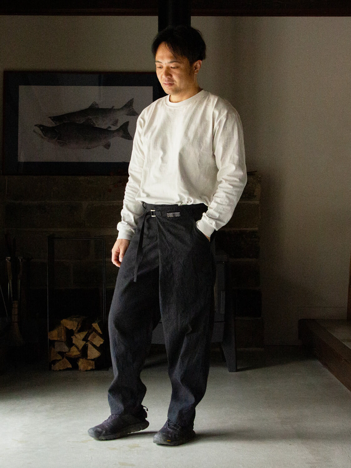縁日 HAKAMA-PANTS（はかまパンツ） コットンリネン