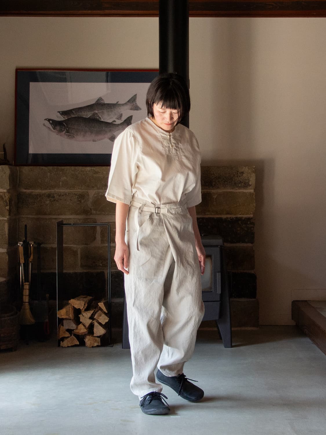 縁日 HAKAMA-PANTS（はかまパンツ） コットンリネン