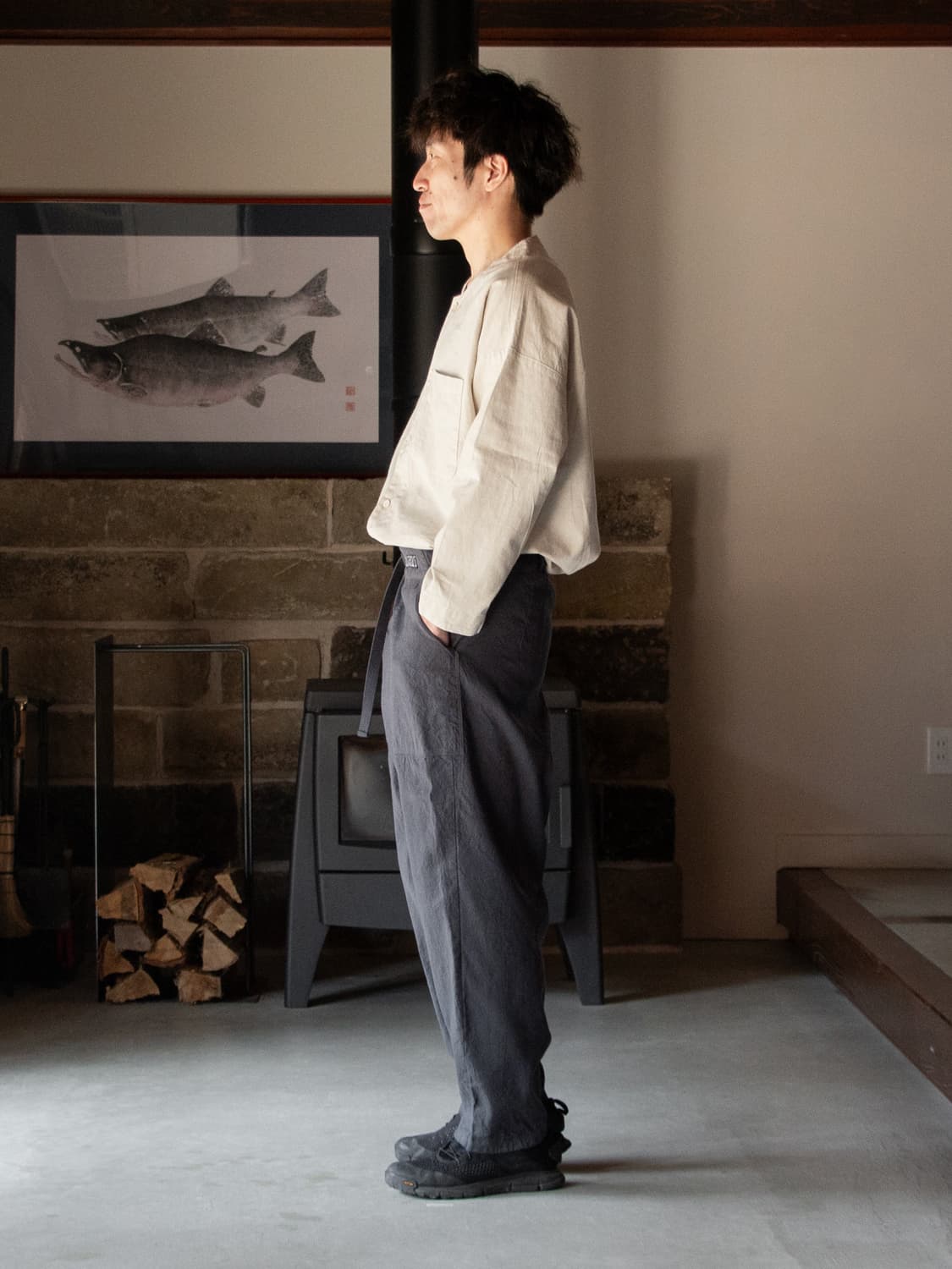 縁日 HAKAMA-PANTS（はかまパンツ） コットンリネン