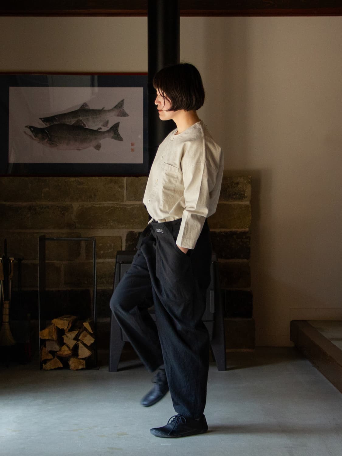縁日 HAKAMA-PANTS（はかまパンツ） コットンリネン