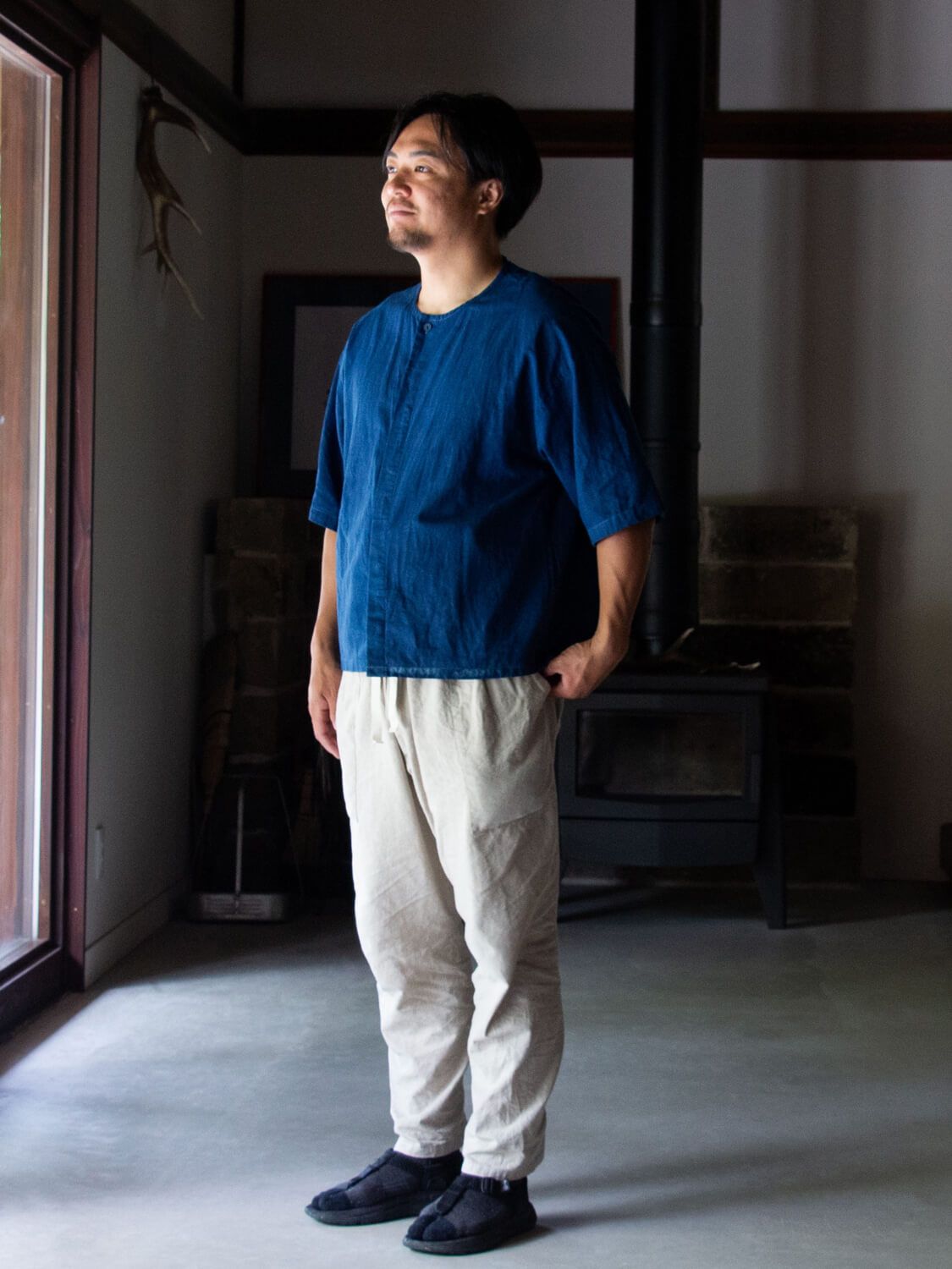 縁日 Indigo DABOSHIRT（インディゴダボシャツ）