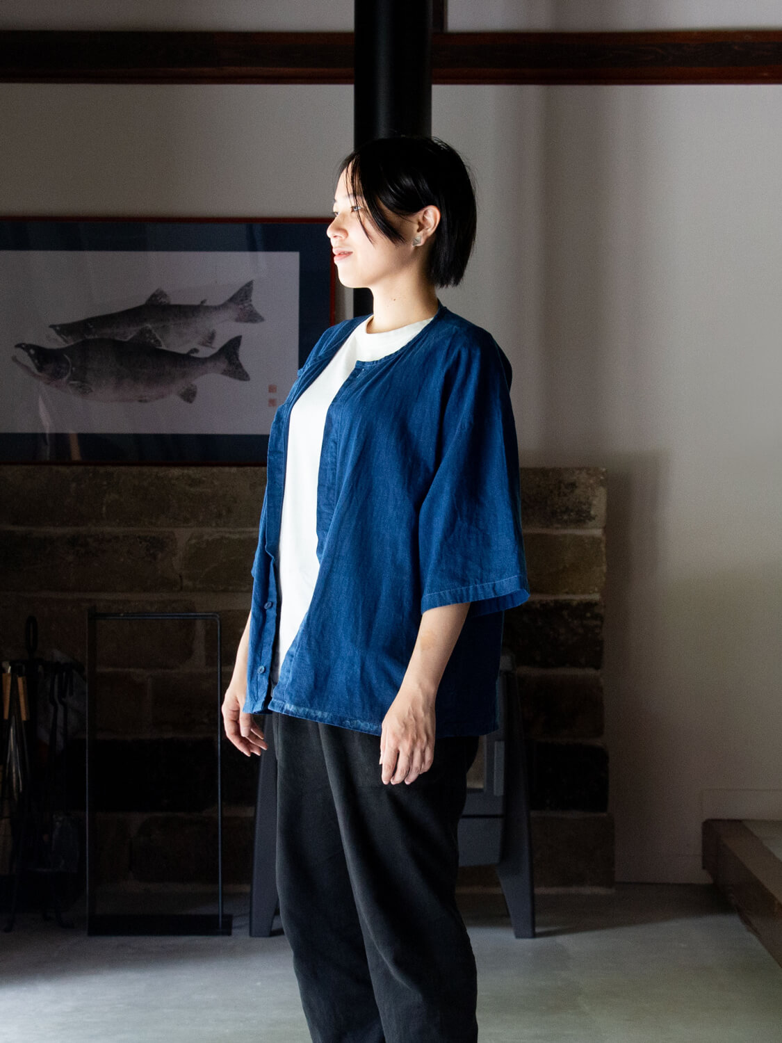 縁日 Indigo DABOSHIRT（インディゴダボシャツ）
