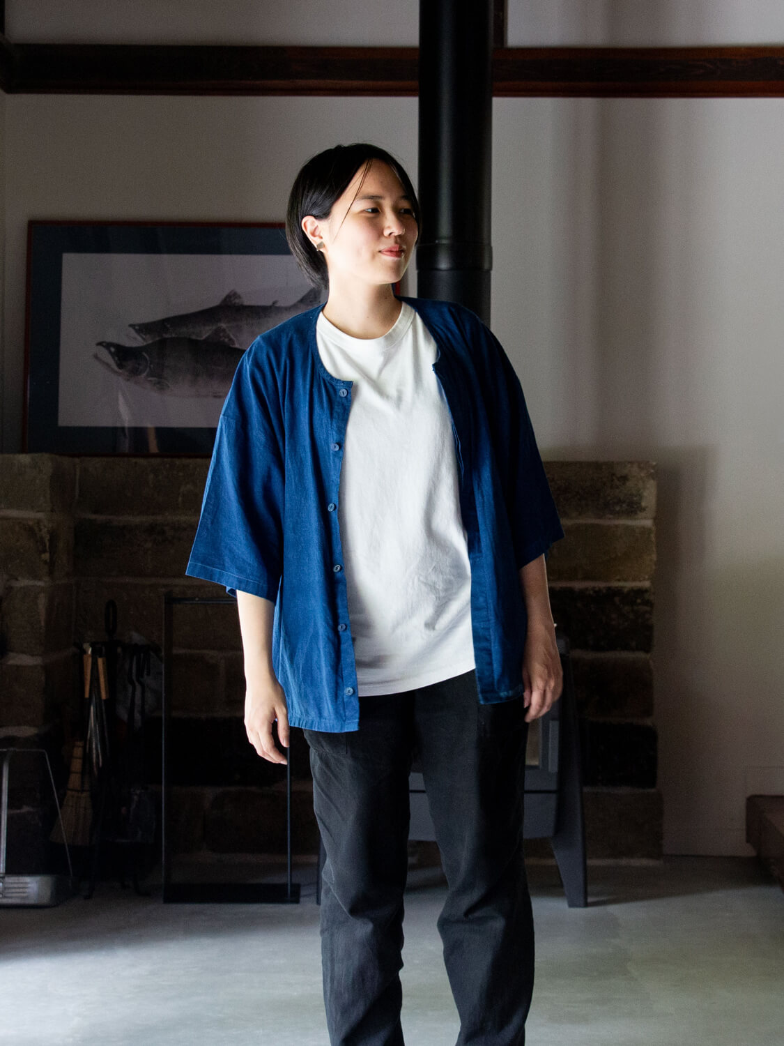 縁日 Indigo DABOSHIRT（インディゴダボシャツ）