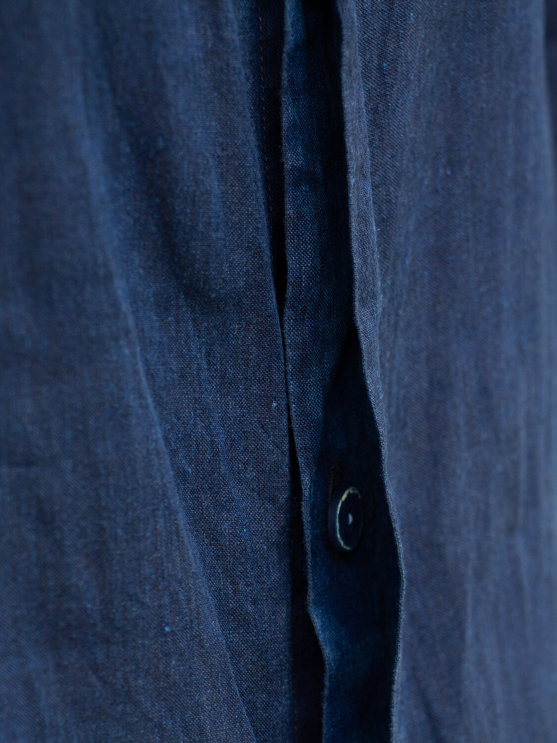 縁日　ダボシャツ　DABO SHIRT indigo 麻 