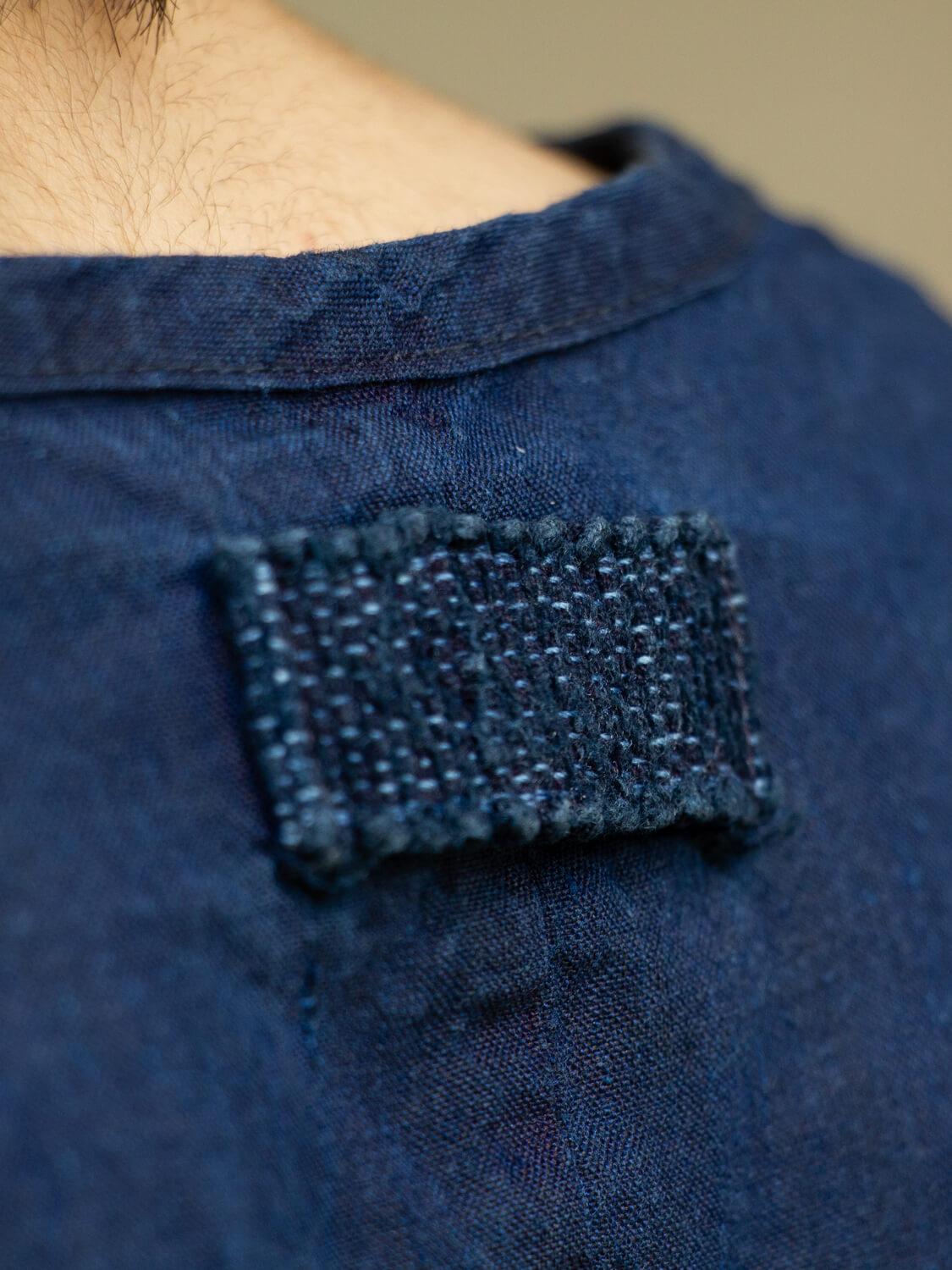縁日　ダボシャツ　DABO SHIRT indigo 麻 