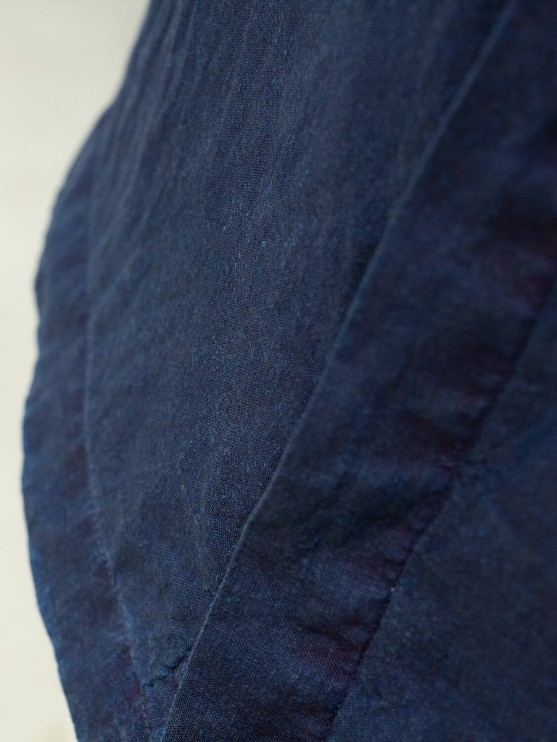 縁日　ダボシャツ　DABO SHIRT indigo 麻 
