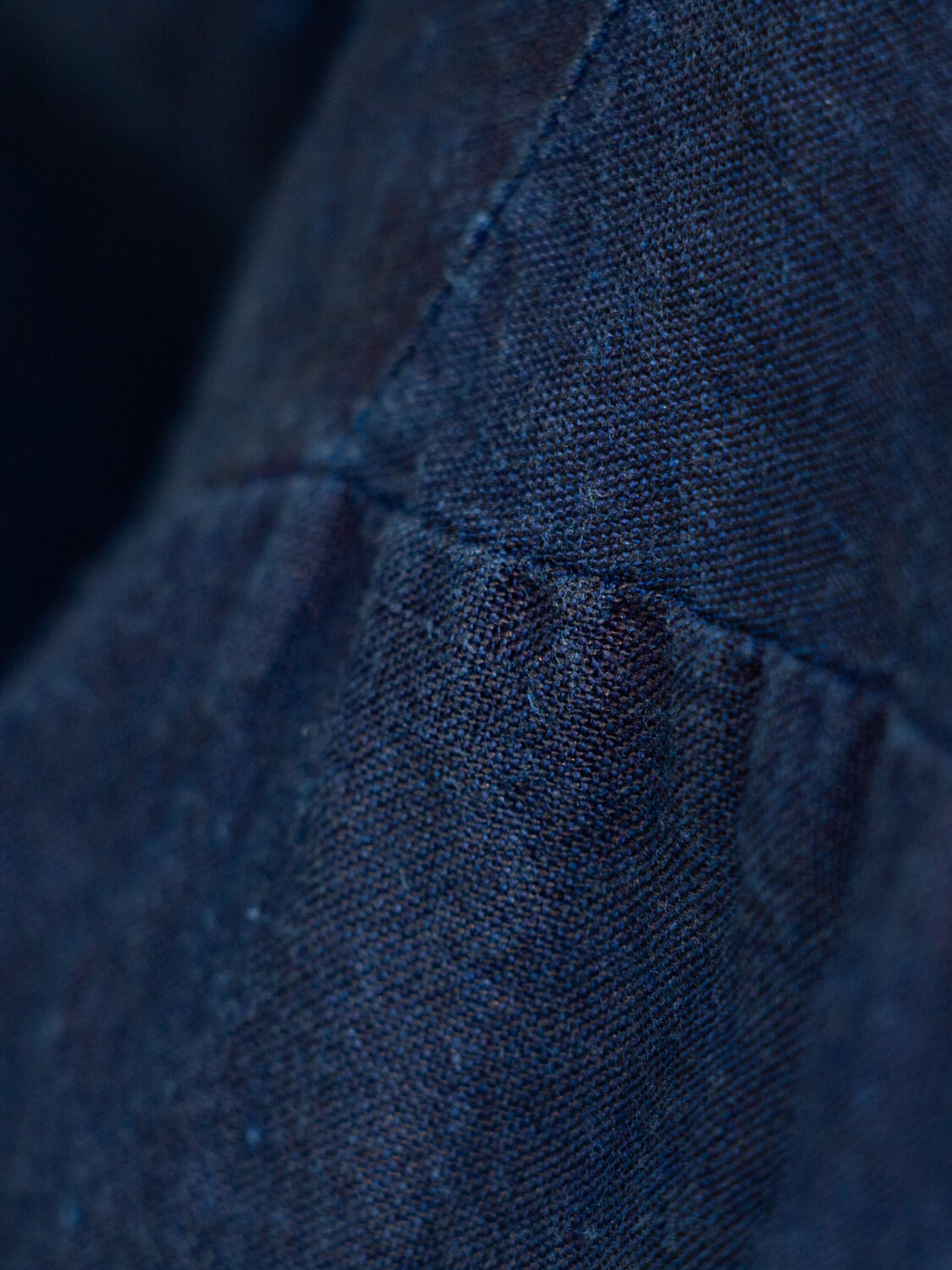 縁日　ダボシャツ　DABO SHIRT indigo 麻 