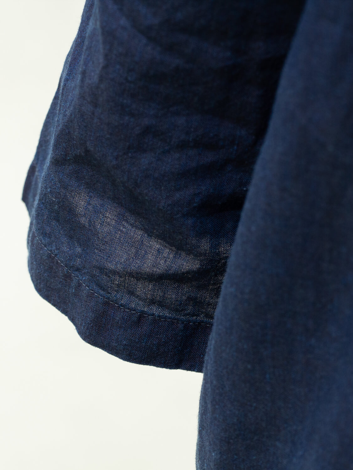 縁日　ダボシャツ　DABO SHIRT indigo 麻 