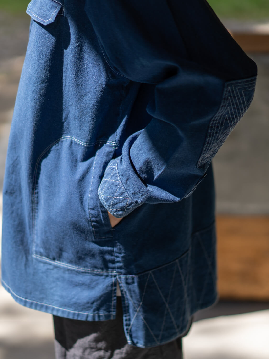縁日 indigo YAMA SHIRT(インディゴ山シャツ)