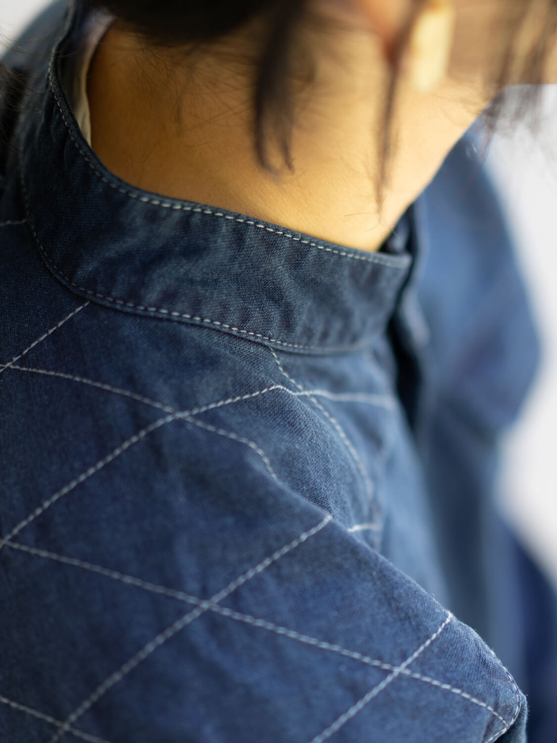 縁日 indigo YAMA SHIRT(インディゴ山シャツ)