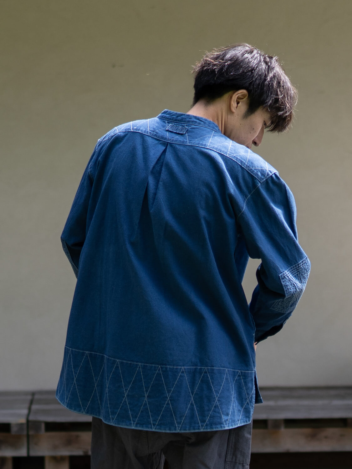 縁日 indigo YAMA SHIRT(インディゴ山シャツ)