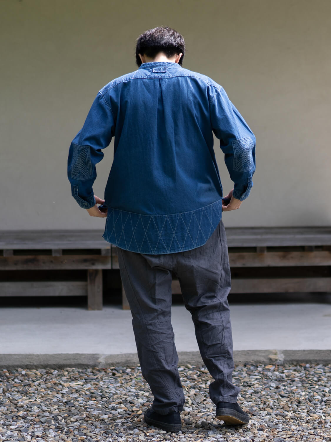 縁日 indigo YAMA SHIRT(インディゴ山シャツ)