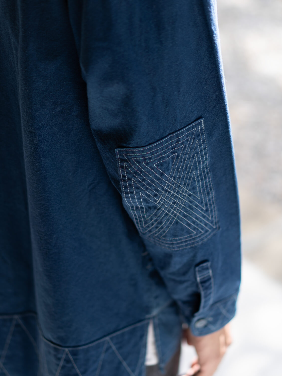 縁日 indigo YAMA SHIRT(インディゴ山シャツ)