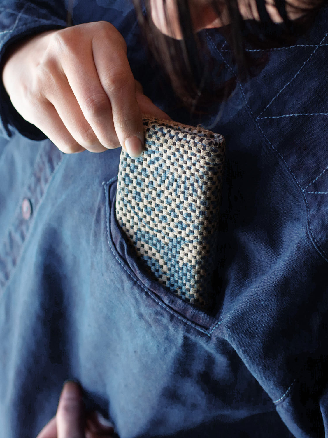 縁日 indigo YAMA SHIRT（インディゴ山シャツ）