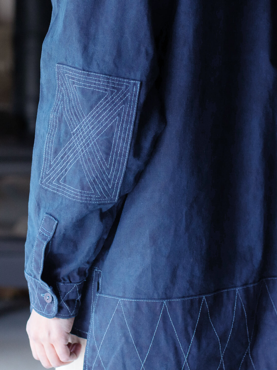 縁日 indigo YAMA SHIRT（インディゴ山シャツ）