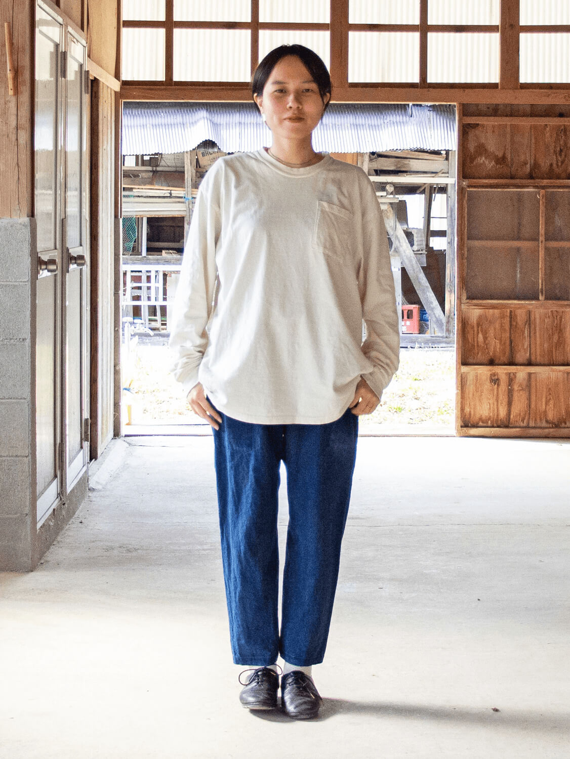 インディゴのSAPPAKAMA さっぱかま　縁日　ennichi サルエルパンツ インディゴさっぱかま(藍染) | 暮らしのあれこれセレクト