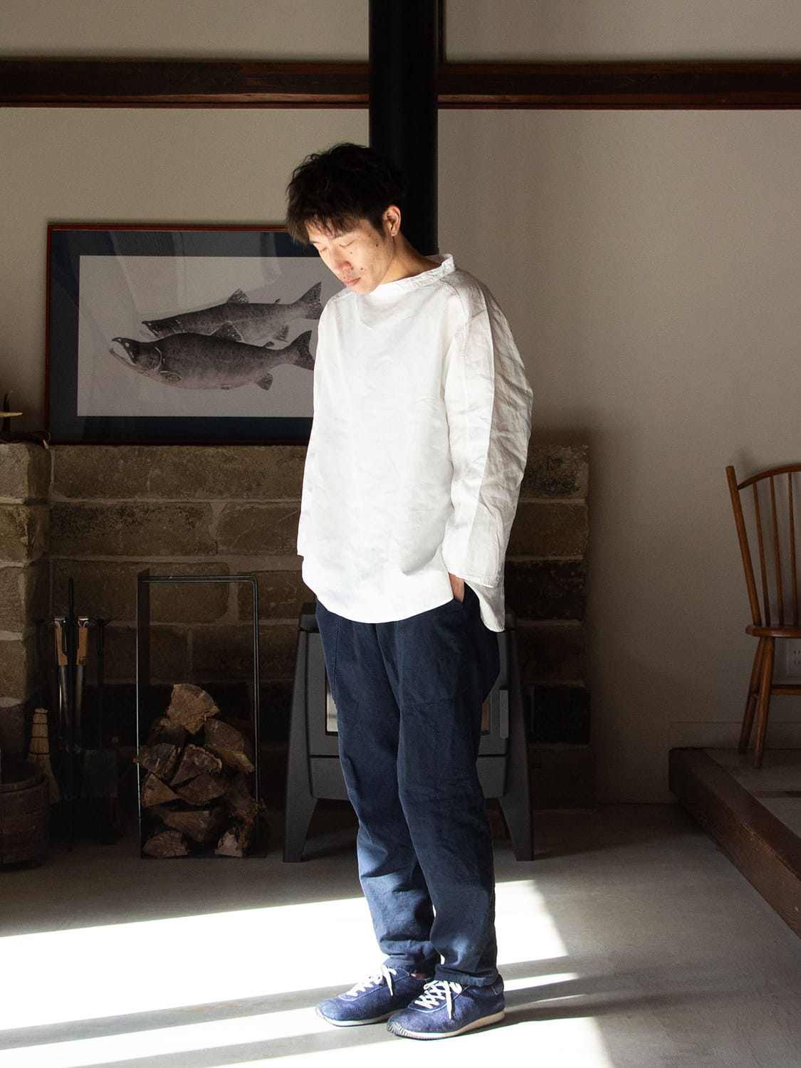 縁日 MITTAN(ミッタン) SH-159 大麻長袖プルオーバー 高密度