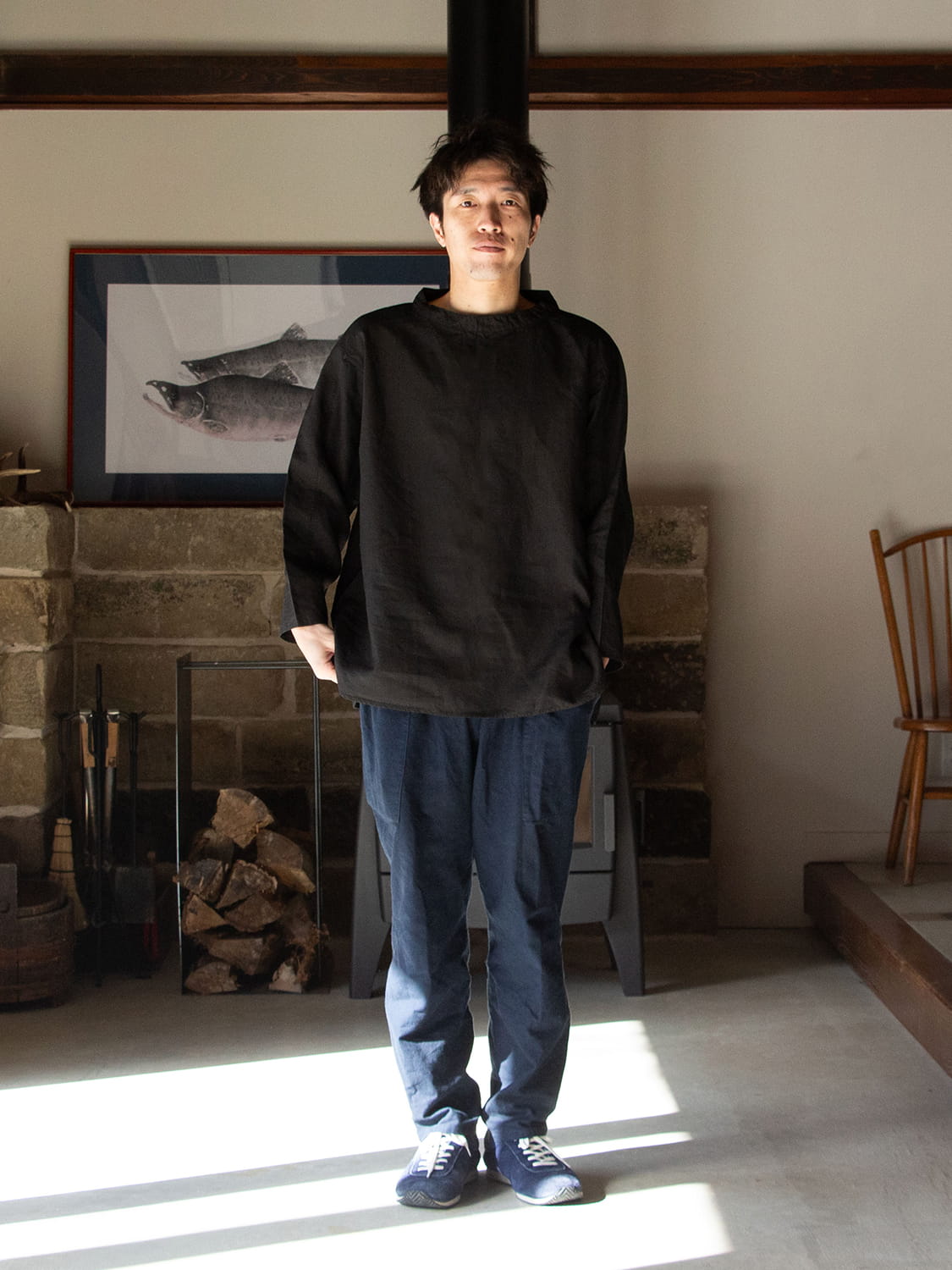 縁日 MITTAN(ミッタン) SH-159 大麻長袖プルオーバー 高密度