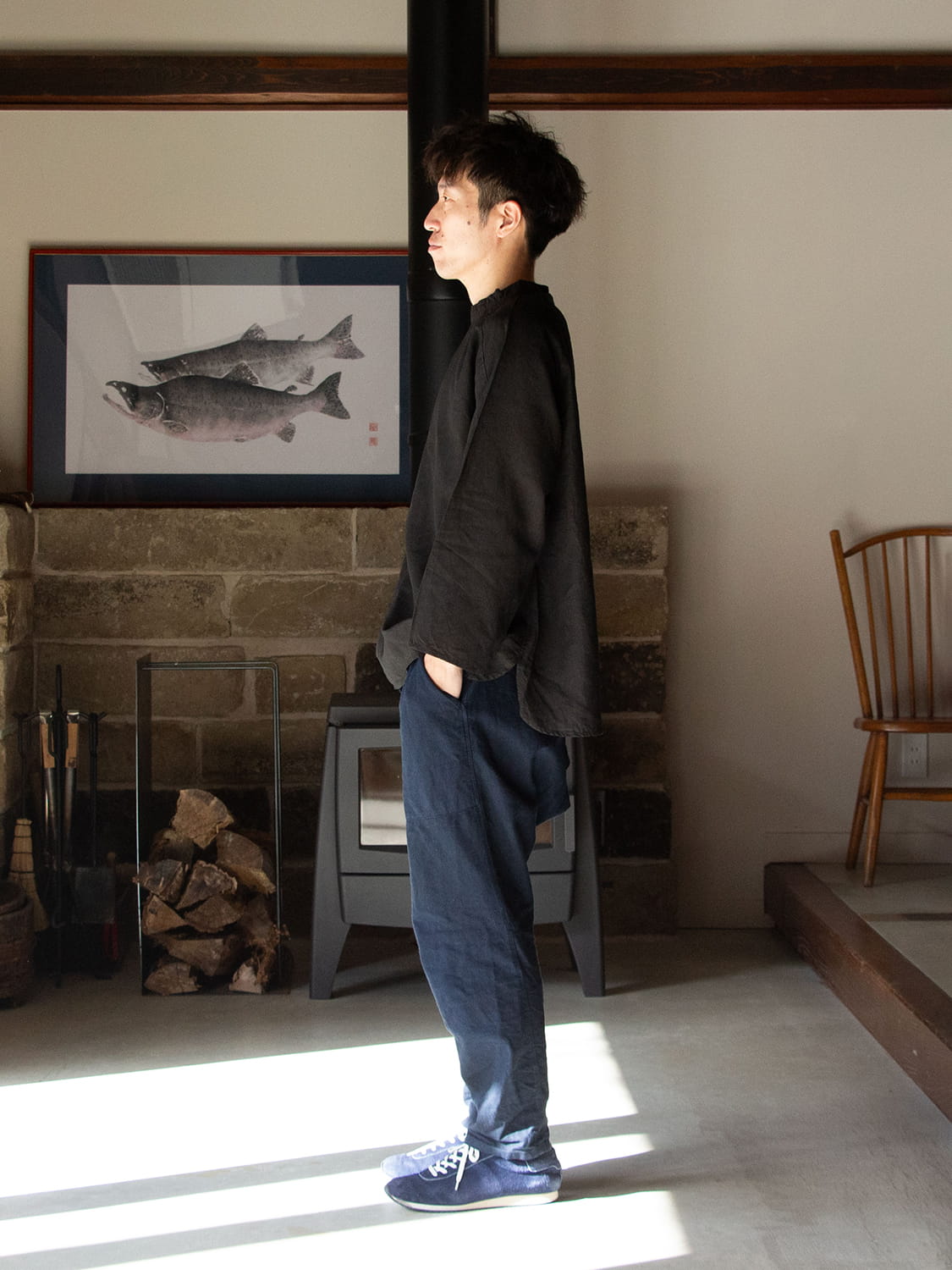 縁日 MITTAN(ミッタン) SH-159 大麻長袖プルオーバー 高密度