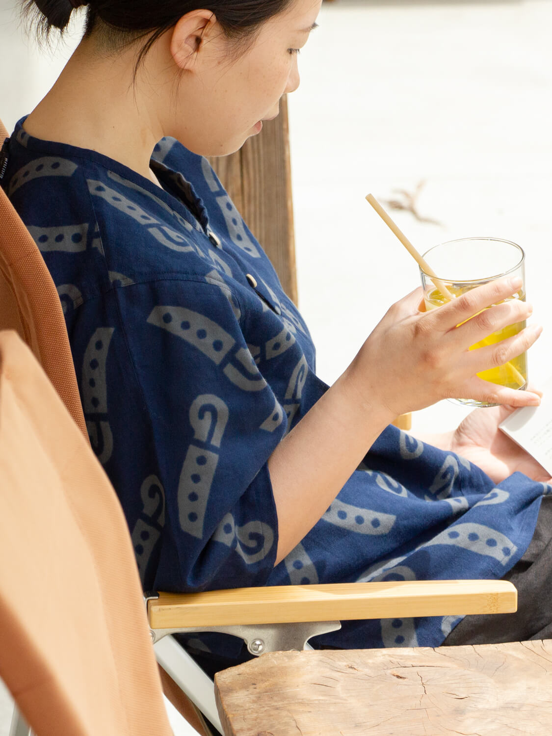 手ぬぐいシャツ 小田中耕一 縁日 鬼剣舞