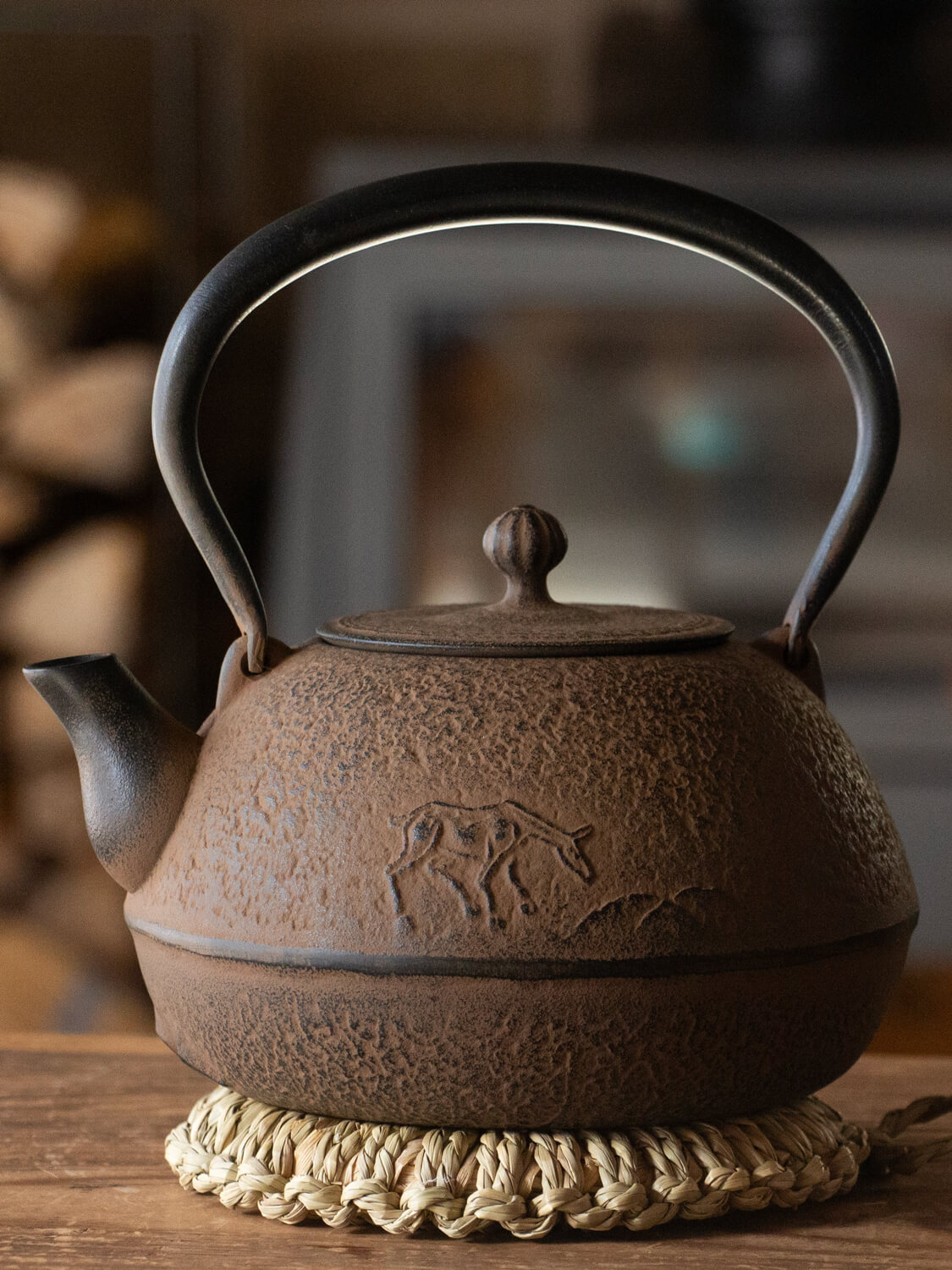縁日 南部鉄器・鹿鳴(ろくめい)【山ノ頂×及富コラボ鉄瓶】