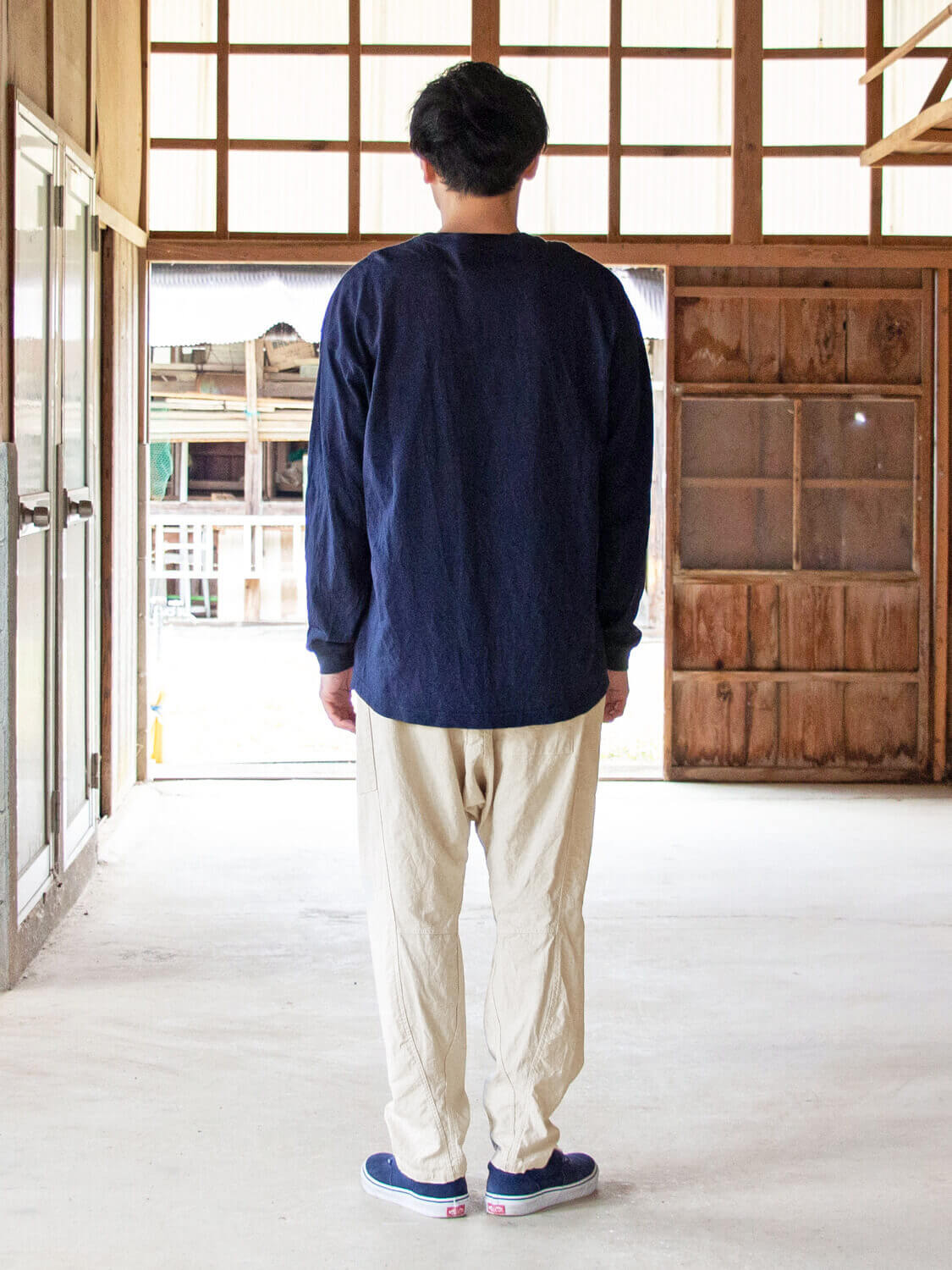 インディゴのSAPPAKAMA さっぱかま　縁日　ennichi サルエルパンツ インディゴさっぱかま(藍染) | 暮らしのあれこれセレクト