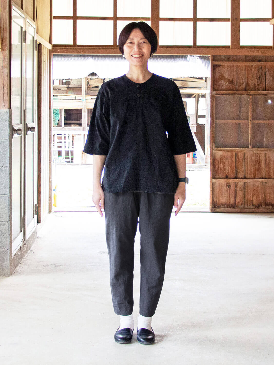 漆染のSAPPAKAMA さっぱかま　縁日　ennichi サルエルパンツ 漆染のSAPPAKAMA（さっぱかま）