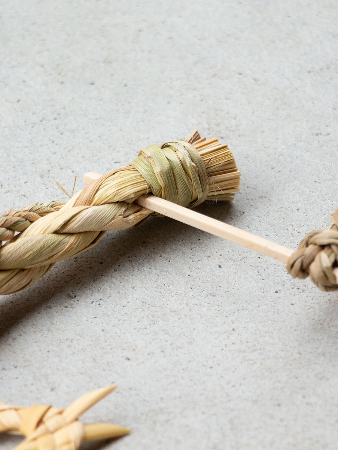工房ストロー　福駒開運馬蹄　しめ飾り