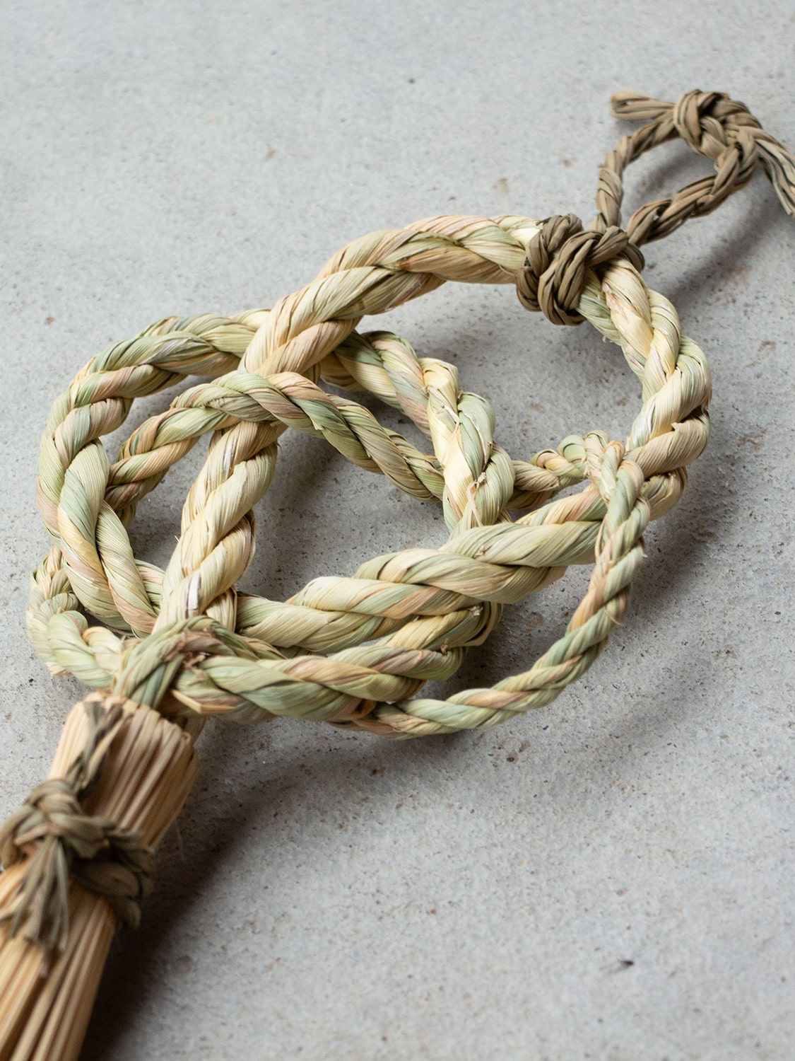 工房ストロー　慈雨天恵福房　しめ飾り