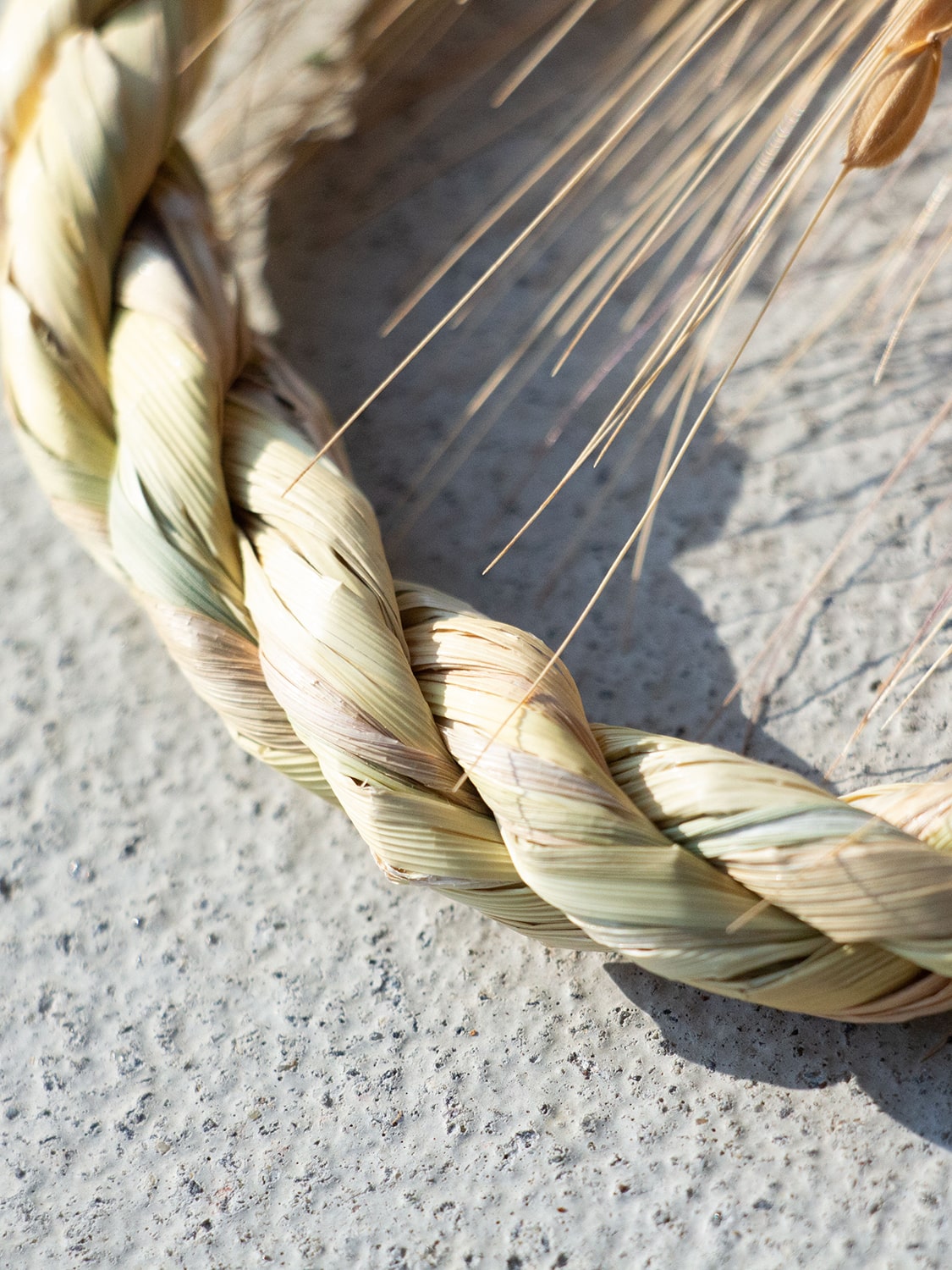 山から福がおりてくる しめ飾り 無限瓢箪から駒(白)(むげんひょうたんからこま しろ)