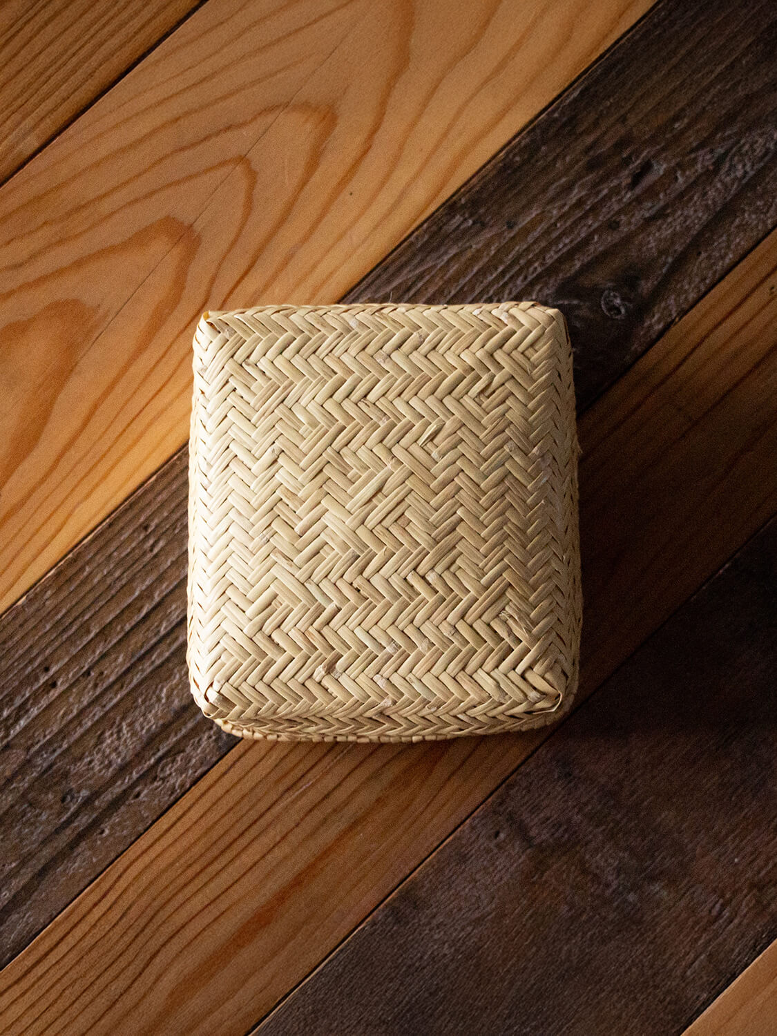 鳥越竹細工 すず竹 弁当箱 角