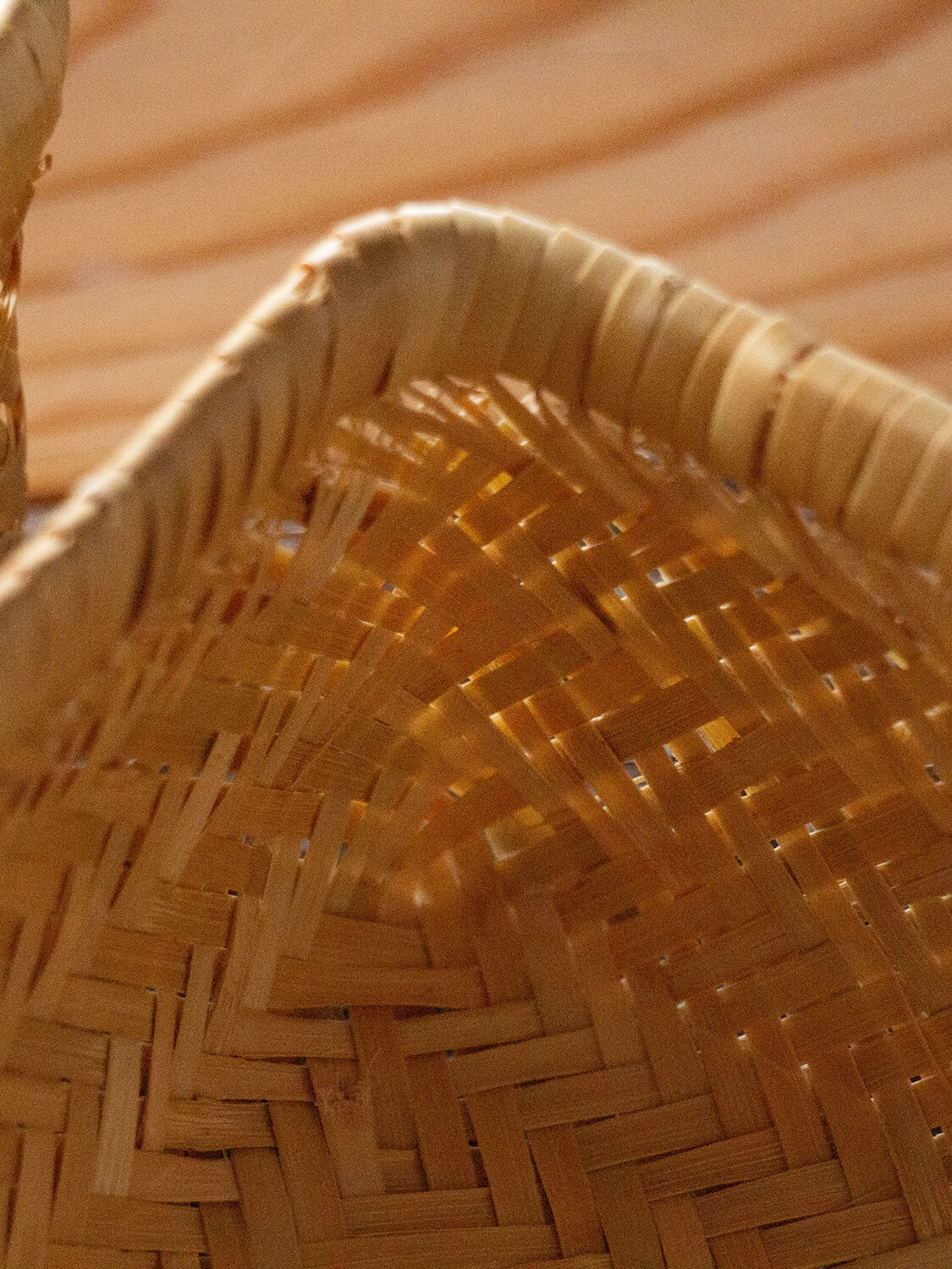 鳥越竹細工 すず竹 弁当箱 角