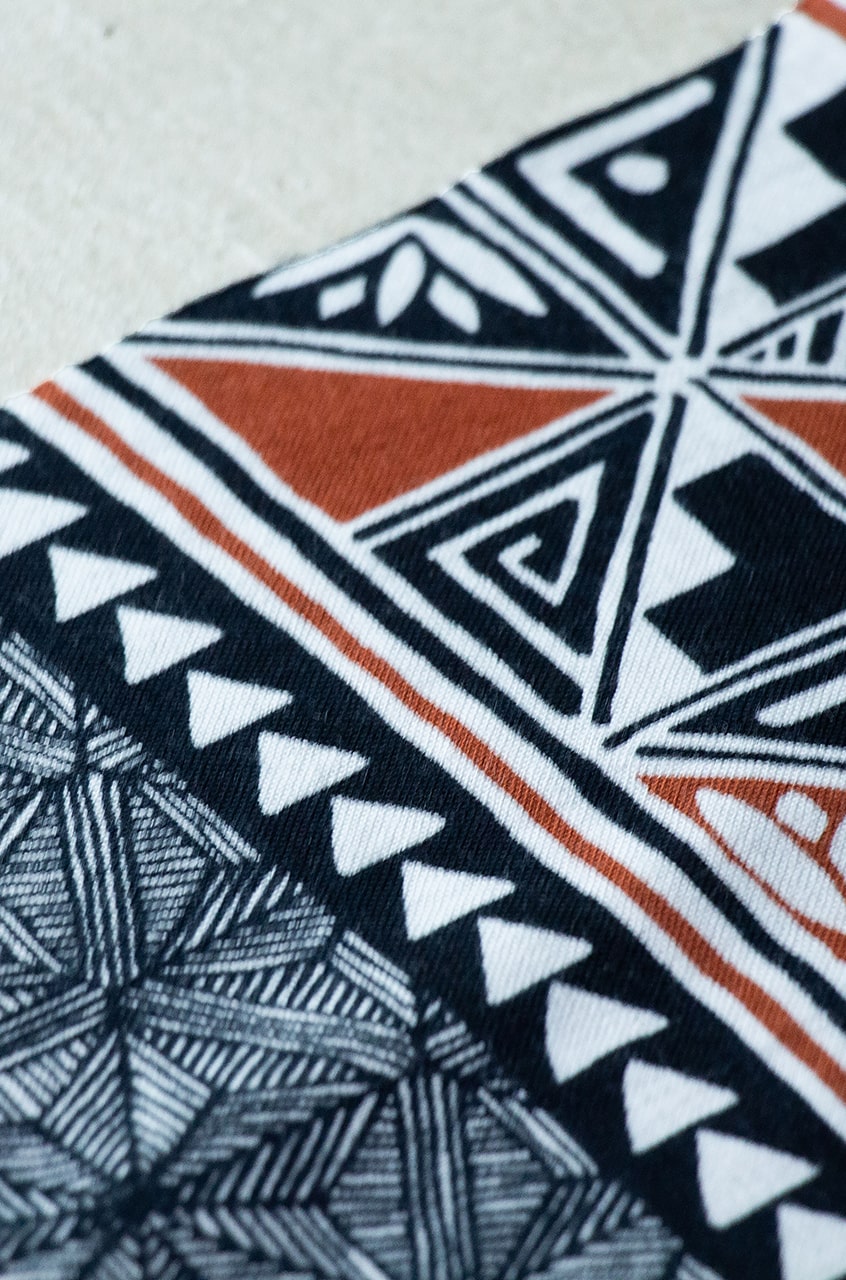 縁日 手ぬぐい 麻の葉フォークロア