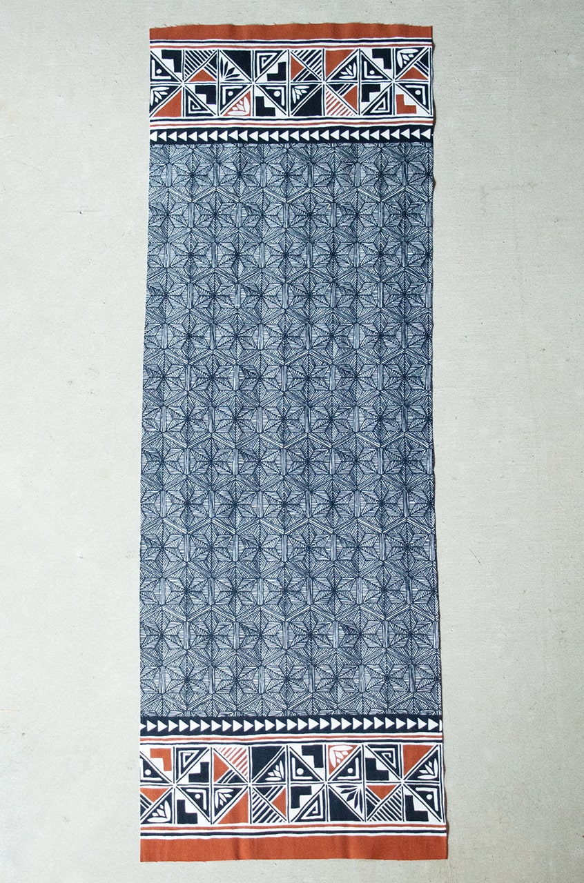 縁日 手ぬぐい 麻の葉フォークロア