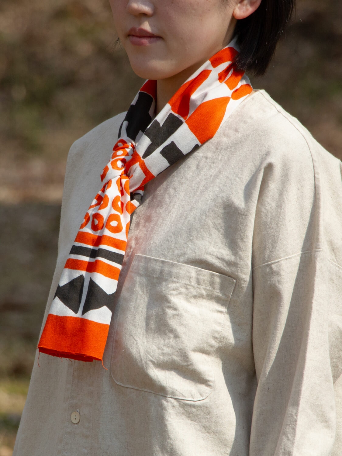 縁日　手ぬぐい　万象　前川正人