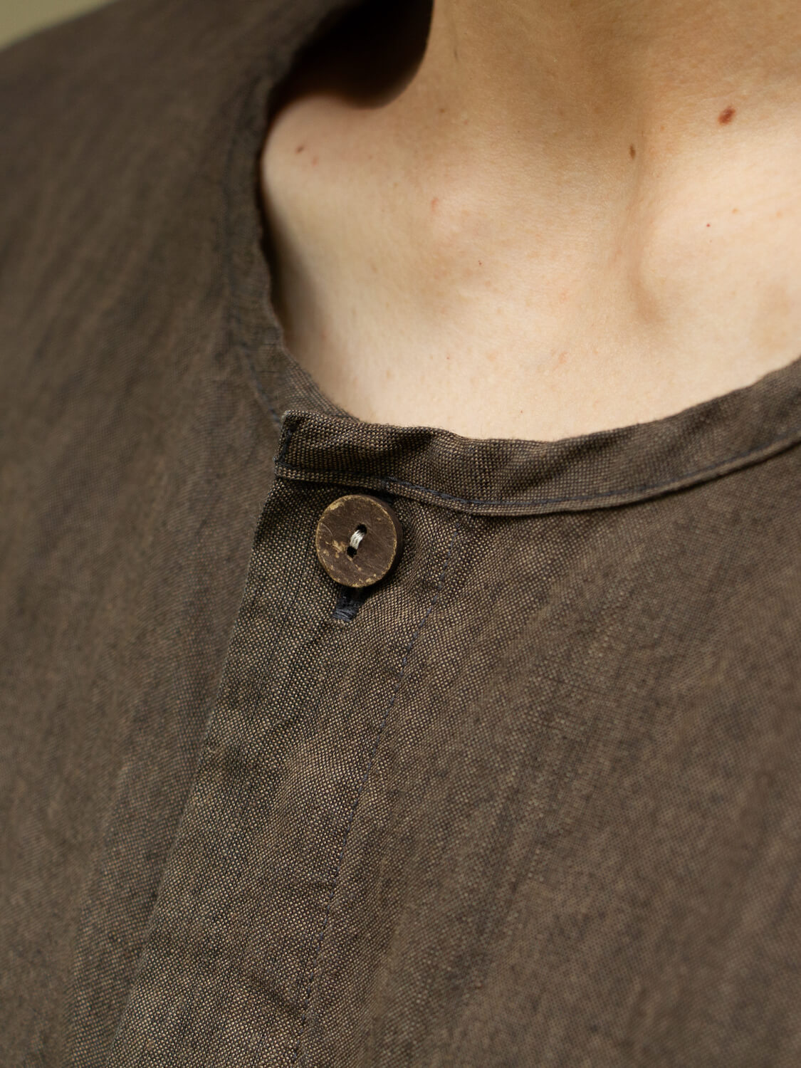 縁日 漆染め ダボシャツ DABO SHIRT 麻