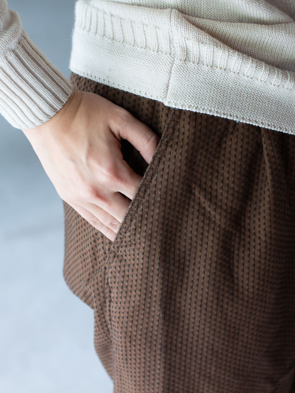 縁日 漆染のsashiko SAPPAKAMA（刺子さっぱかま）