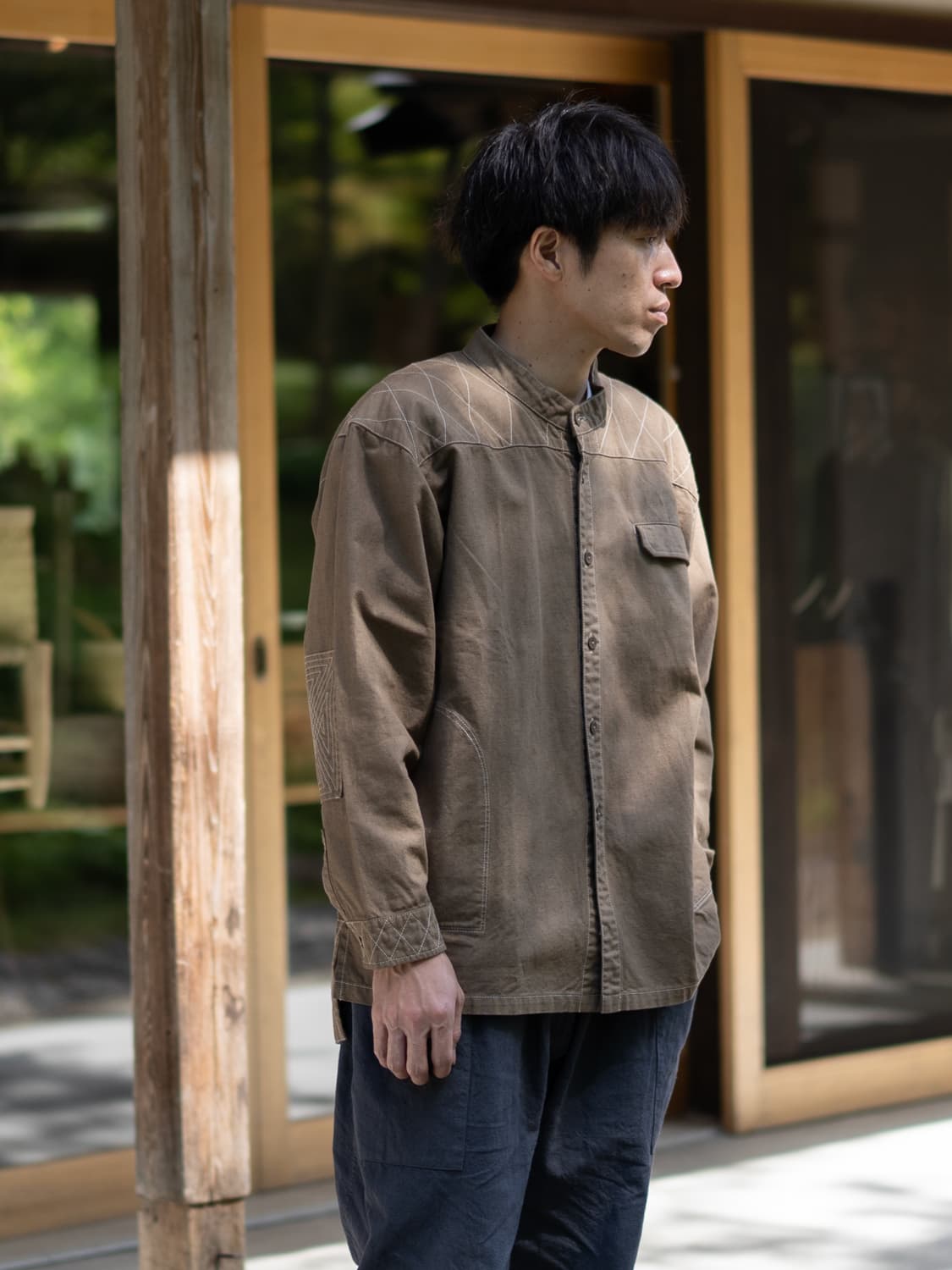 縁日 漆染のYAMA SHIRT(山シャツ)