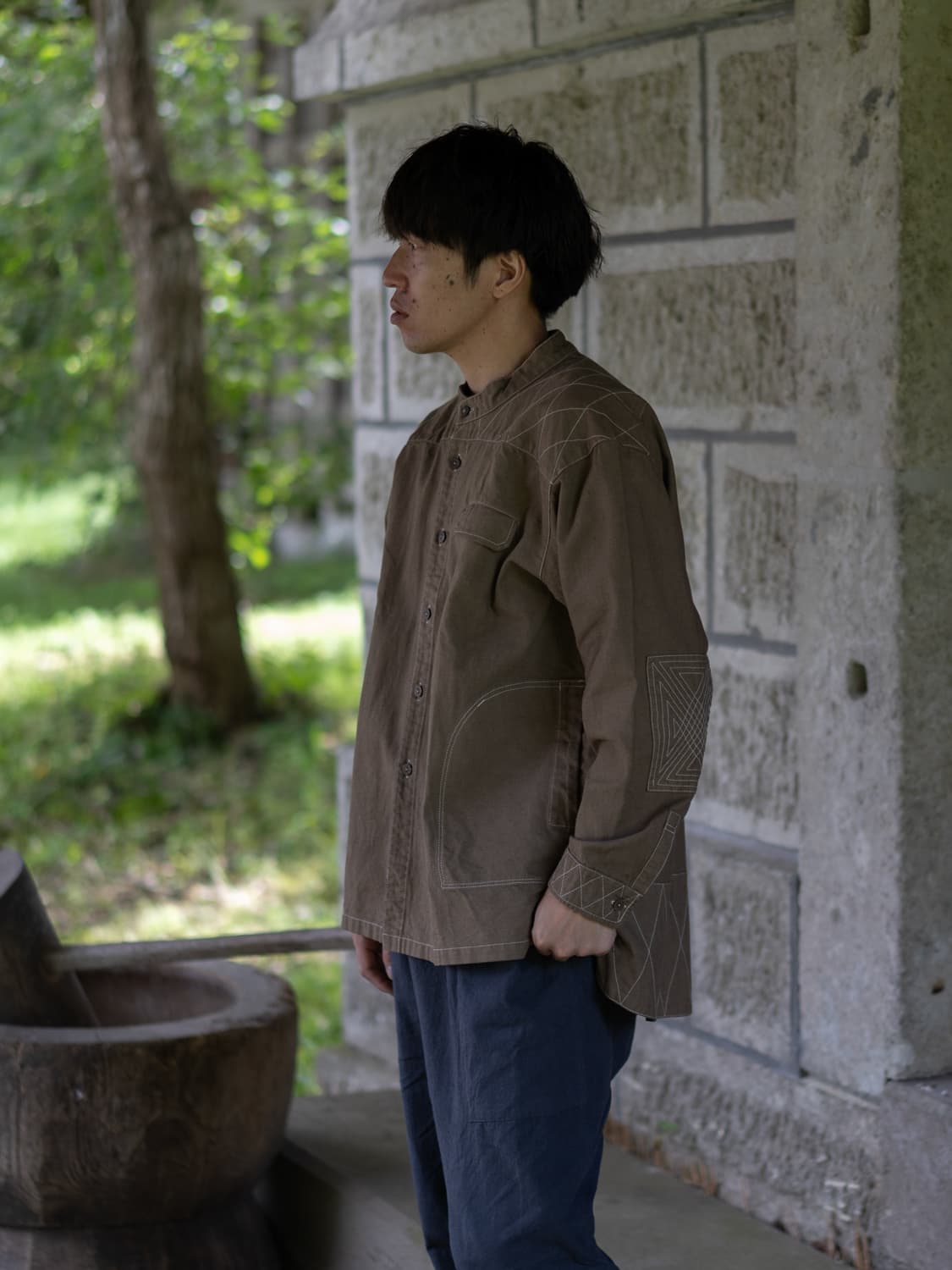 縁日 漆染のYAMA SHIRT(山シャツ)