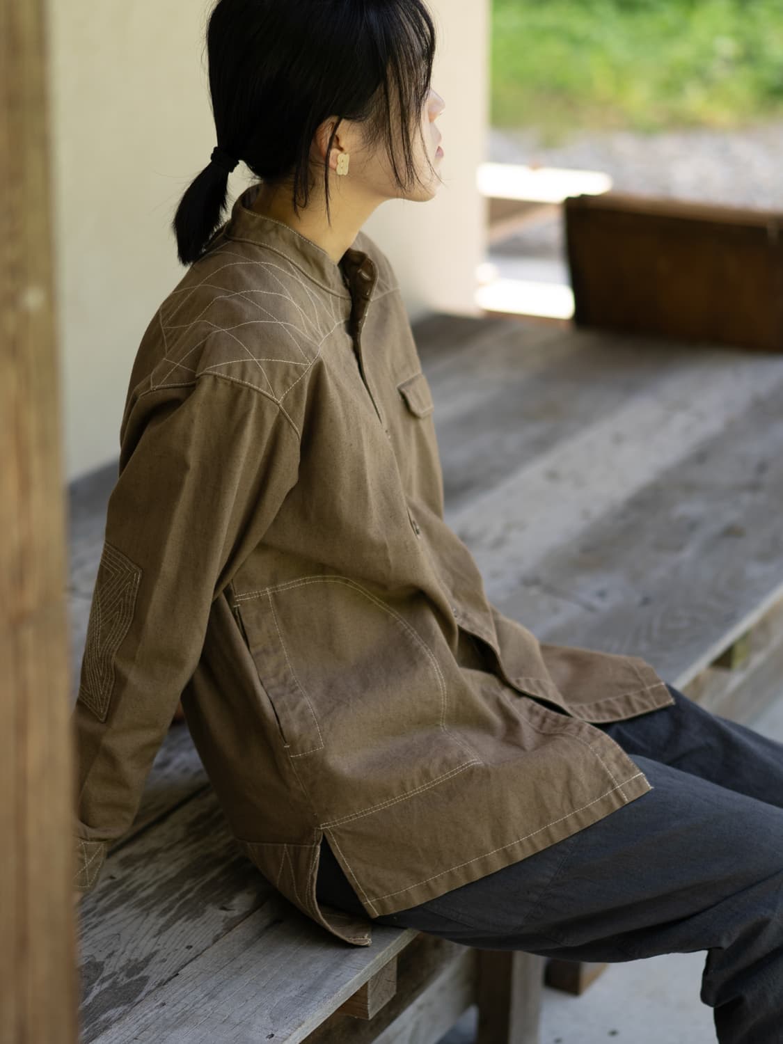 縁日 漆染のYAMA SHIRT(山シャツ)