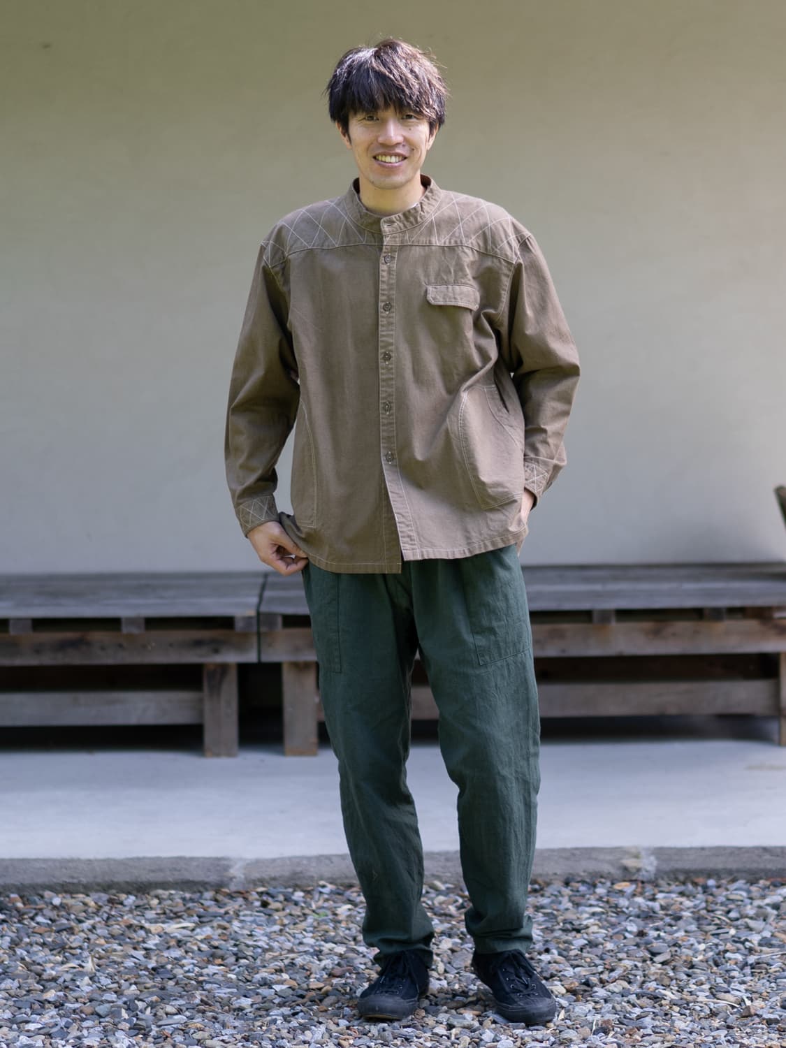 縁日 漆染のYAMA SHIRT(山シャツ)