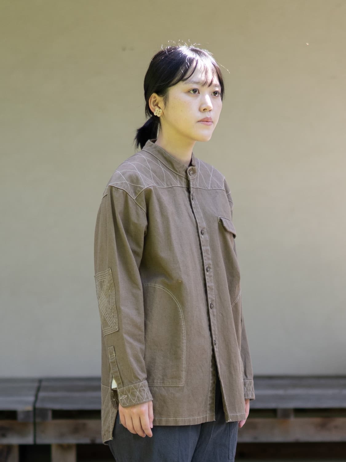 縁日 漆染のYAMA SHIRT(山シャツ)